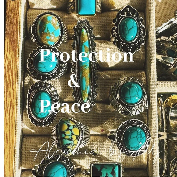 Sonoran turquoise maximalist big statement dangle earrings pastel floral - Picture 4 of 7